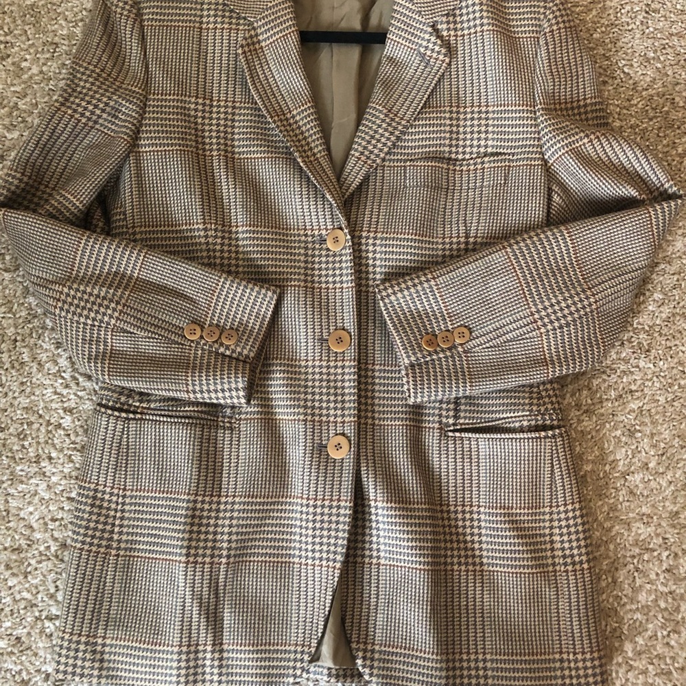GIORGIO ARMANI BLACK LABEL Plaid Blazer - Picture 6 of 8